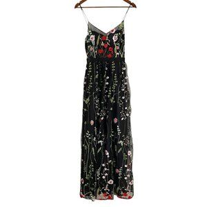 JJ's House NEW Floral Embroidered Maxi Dress Size 4